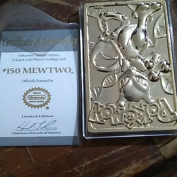 Pokemon #150 Mewtwo limited edition